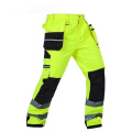 Hi Visibility Tool Pocket Functional Safety Workwear Work Trousers Cargo Work Pants with Knee Pads